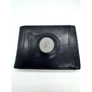 Men's Wallet with Airtag Slot Bill Fold with Money Clip